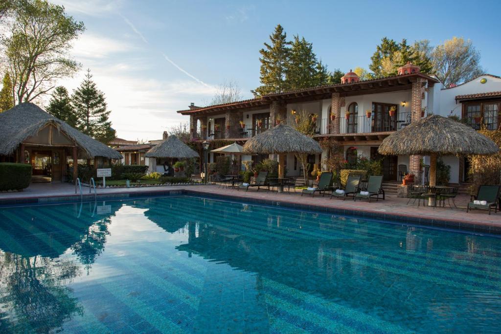 Bazén v ubytování Atotonilco Hotel & Club nebo v jeho okolí
