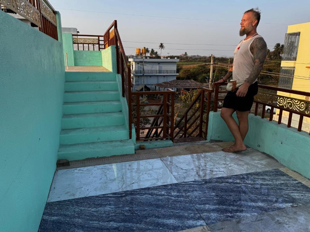 Balkón nebo terasa v ubytování Budha Home Stay