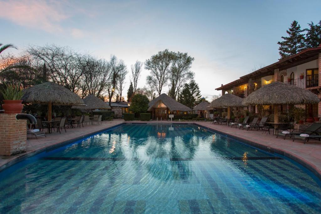 Bazén v ubytování Atotonilco Hotel & Club nebo v jeho okolí
