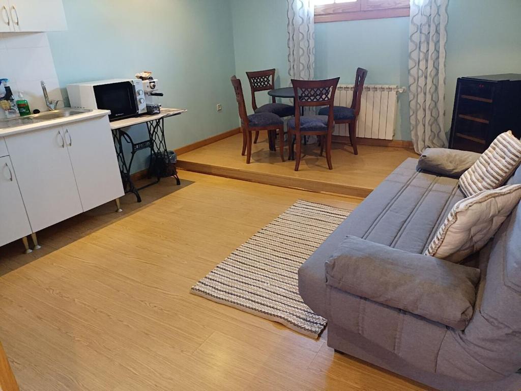 Kuchyň nebo kuchyňský kout v ubytování Hotel Pico Espiguete