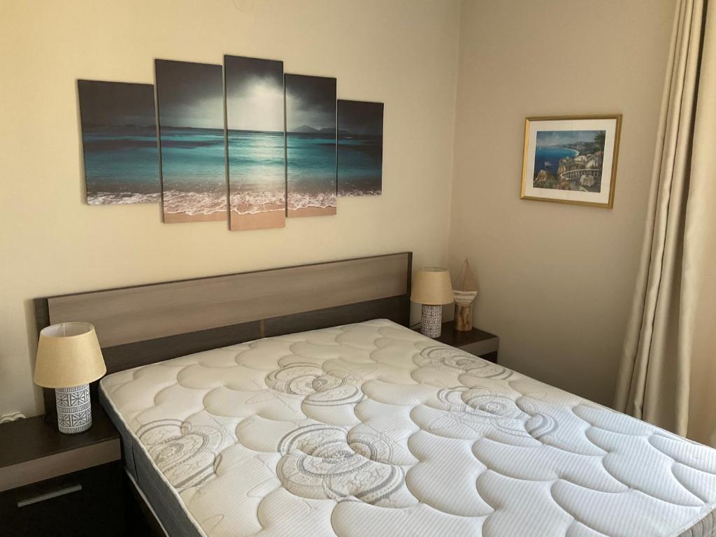 Posteľ alebo postele v izbe v ubytovaní Appartement chez François