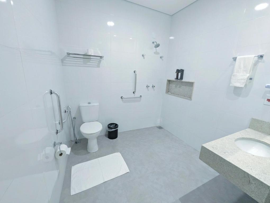 Koupelna v ubytování Hotel Jardim Iracema
