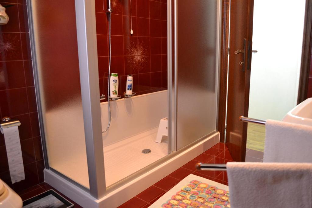 Koupelna v ubytování B&B Un mare di Gioia