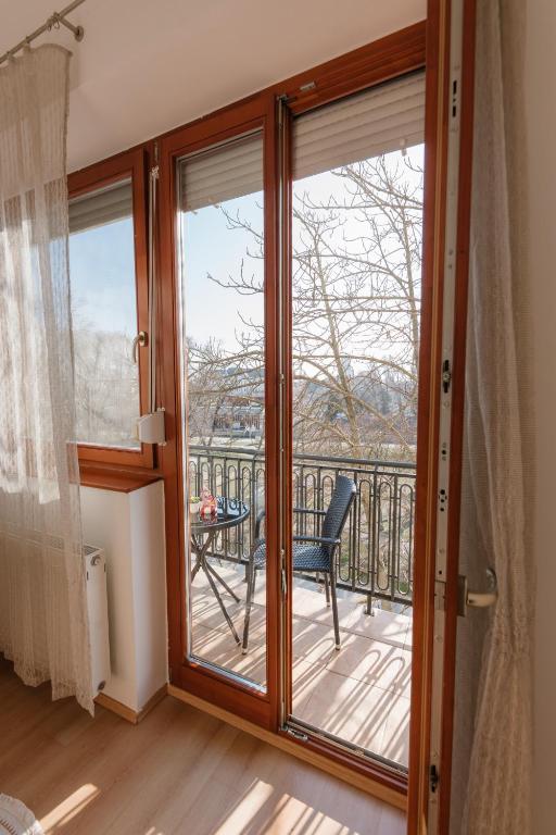 Balkón nebo terasa v ubytování Panorama