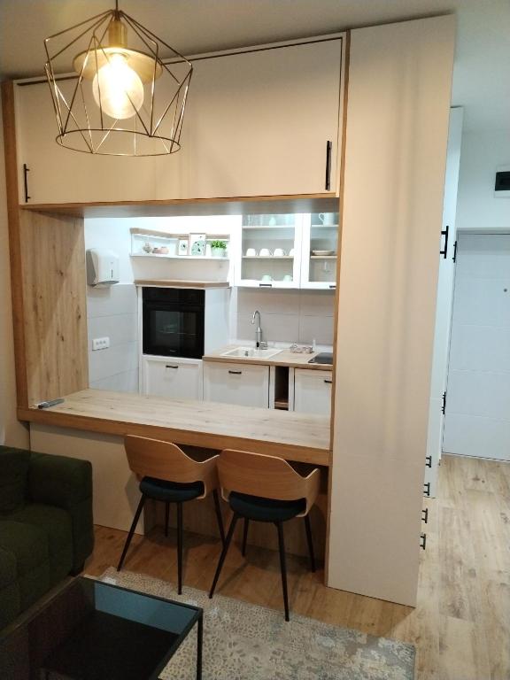Köök või kööginurk majutusasutuses Apartman Park