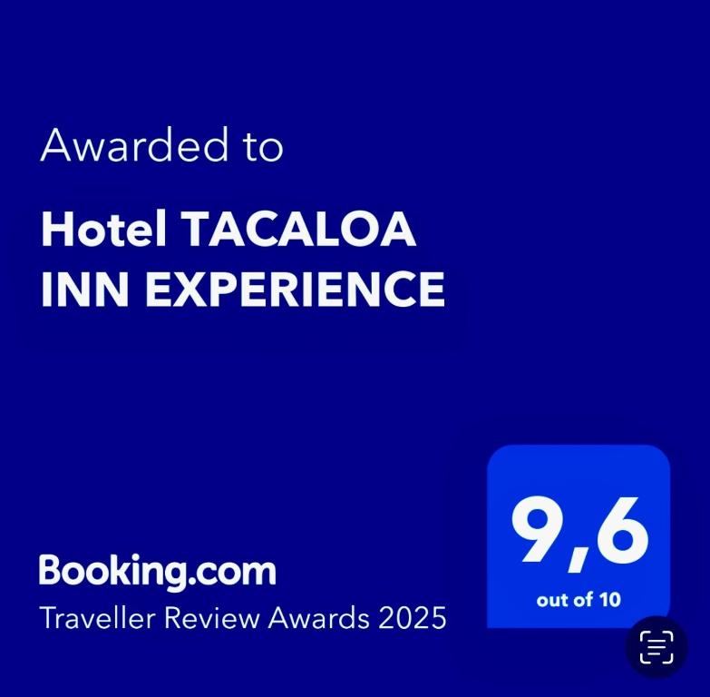 Certifikát, hodnocení, plakát nebo jiný dokument vystavený v ubytování Hotel TACALOA INN EXPERIENCE