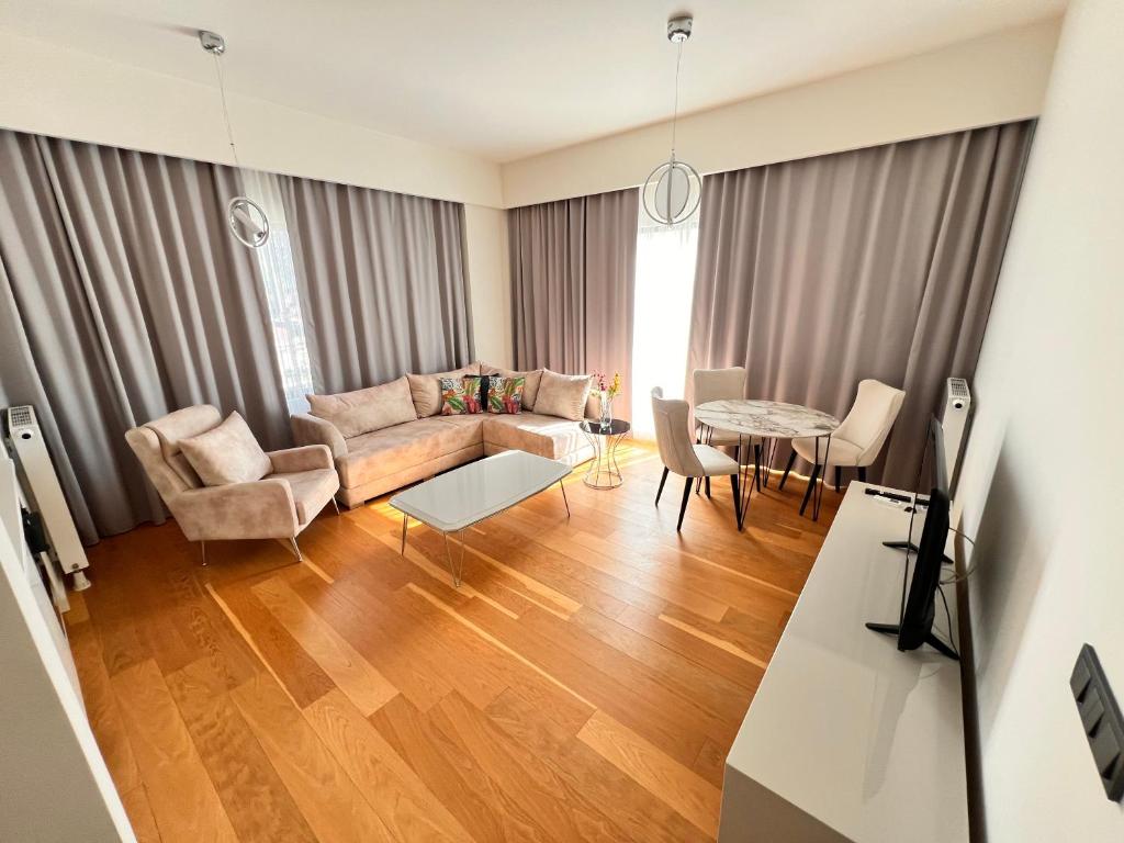 Posezení v ubytování Divan Residence - Güneşli Near Ataköy Metro Station