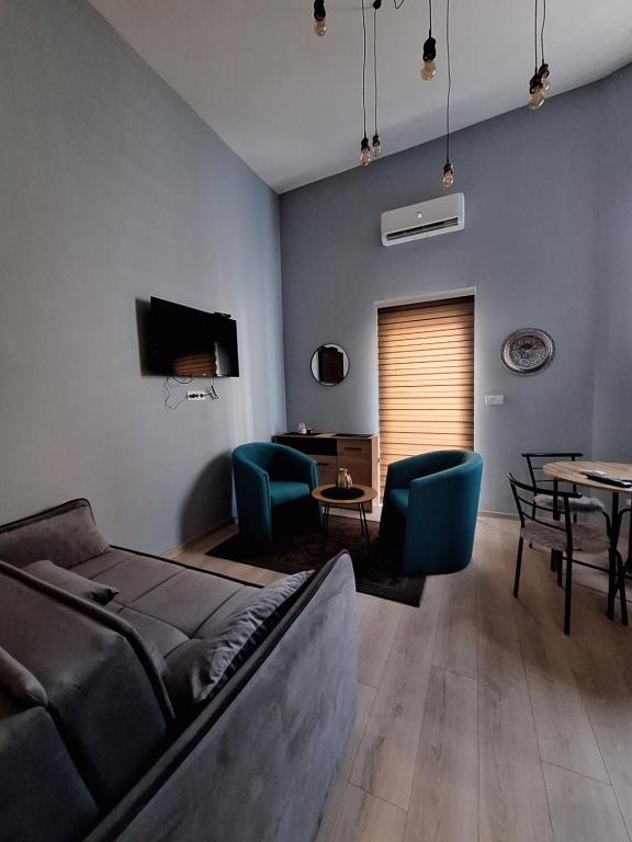 Istumisnurk majutusasutuses Apartman Duga