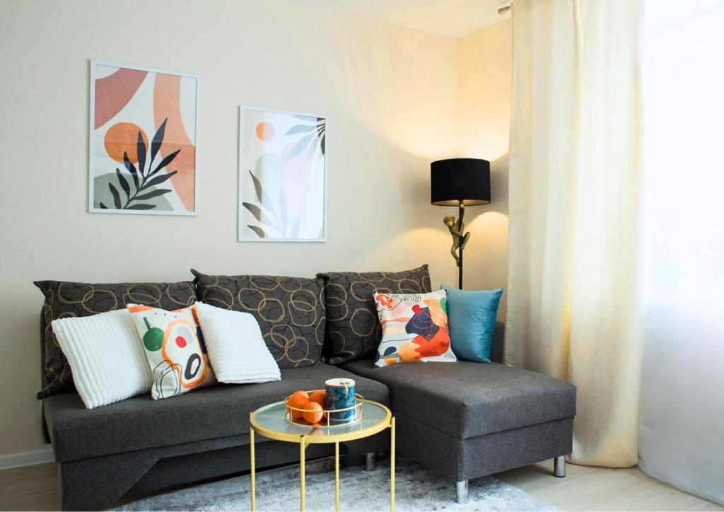 Posezení v ubytování Modern Studio Apartment