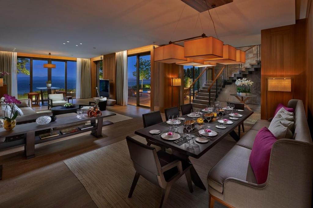 Posezení v ubytování Mandarin Oriental, Bodrum