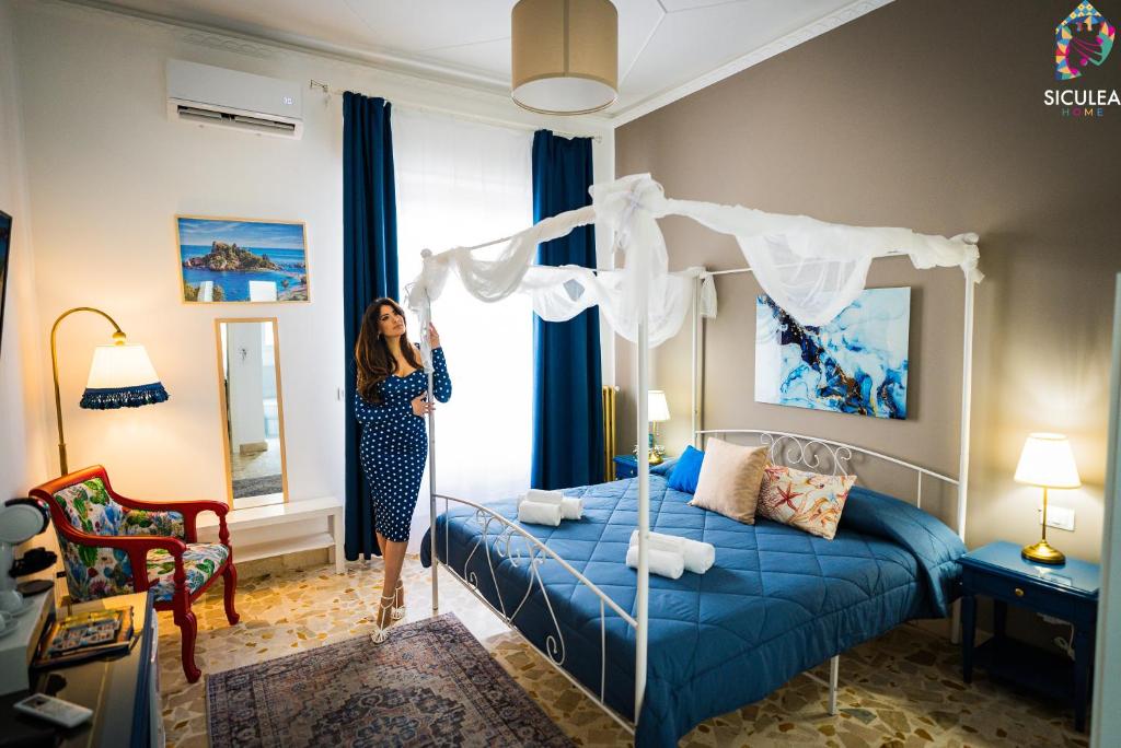 Postel nebo postele na pokoji v ubytování Siculea Home