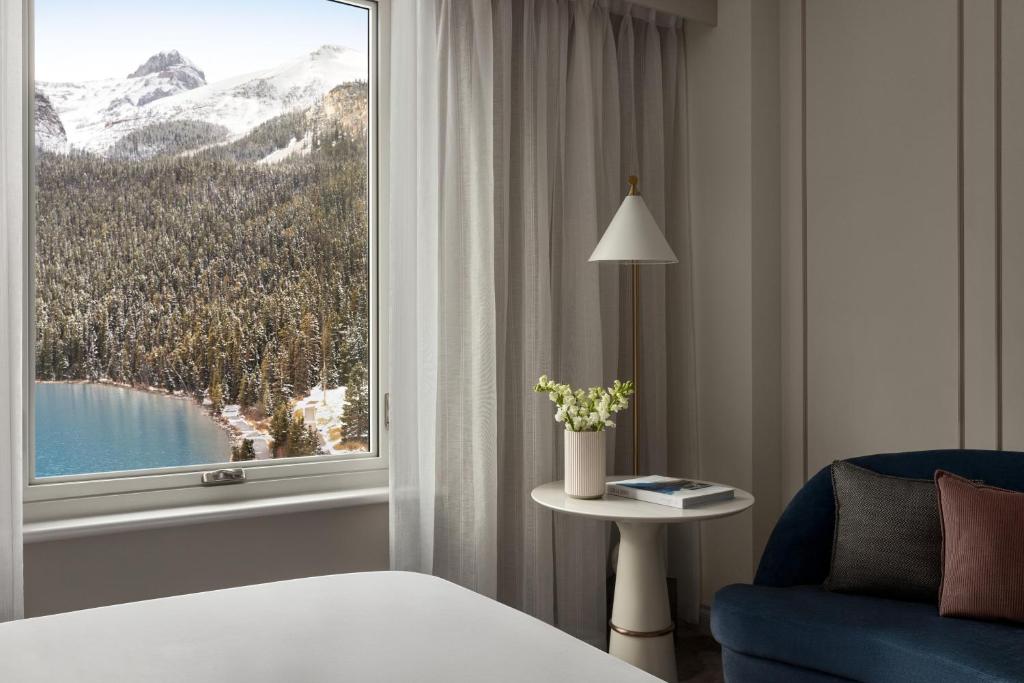 Fairmont Château Lake Louise - Salle Fairmont Avec Vue Sur Le Lac
