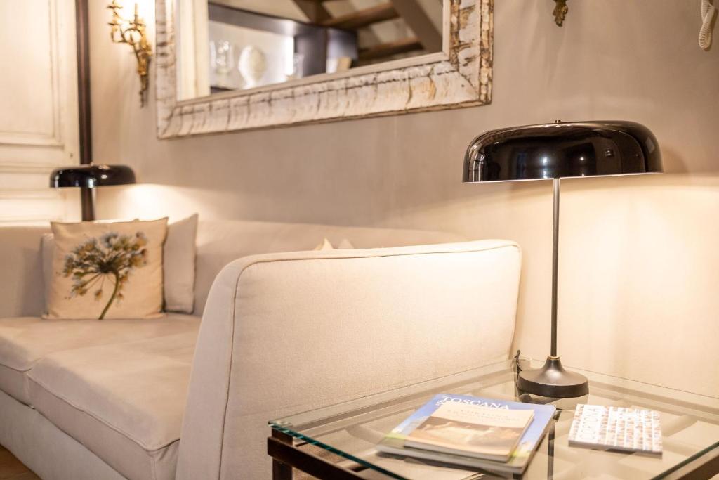 Posteľ alebo postele v izbe v ubytovaní Stylish apartment in the historic center of Cortona