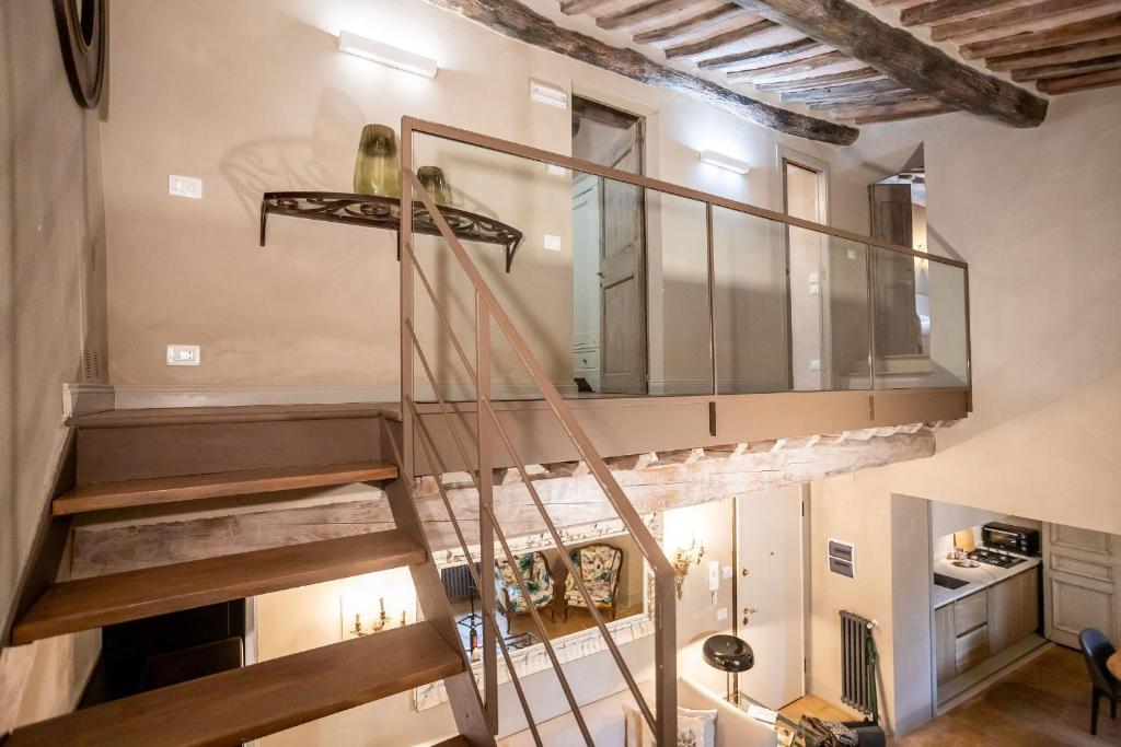 Kuchyňa alebo kuchynka v ubytovaní Stylish apartment in the historic center of Cortona