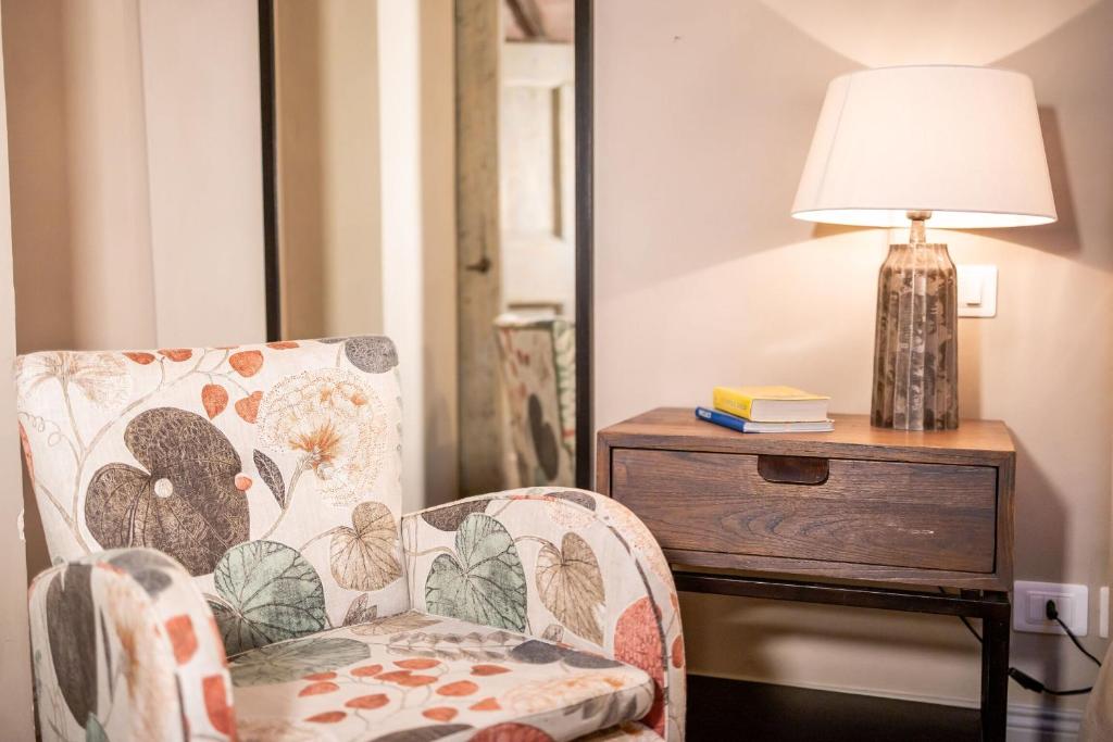 Posedenie v ubytovaní Stylish apartment in the historic center of Cortona