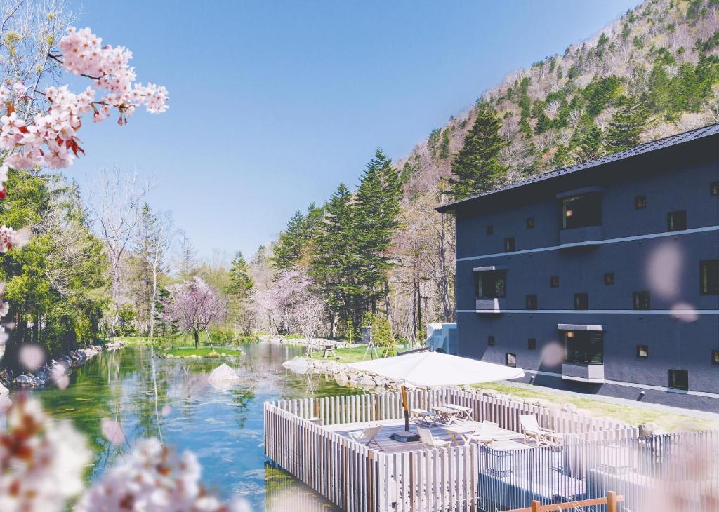 Paesaggio naturale nelle vicinanze del ryokan