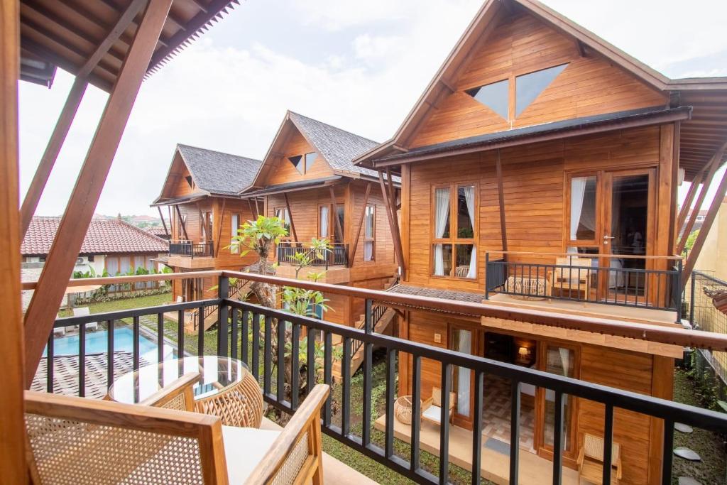 Balkón nebo terasa v ubytování Anartha Resort Jimbaran By Kubu GWK