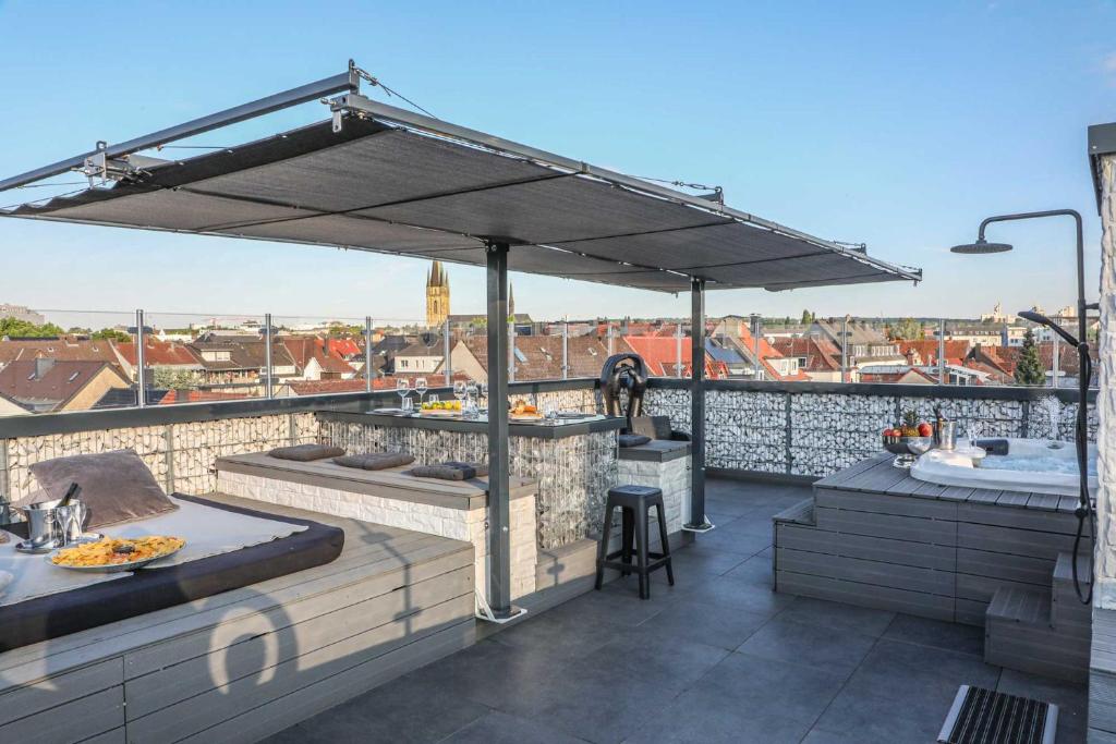 Balkoni atau teres di Penthouse - Luxury Resort & Spa