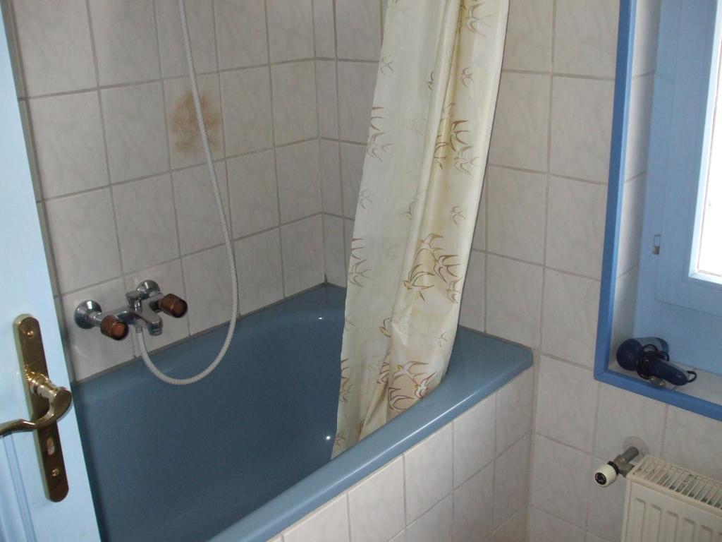 Koupelna v ubytování Hotel de la Gare