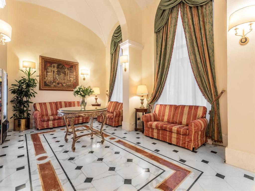 Posezení v ubytování Raeli Hotel Archimede