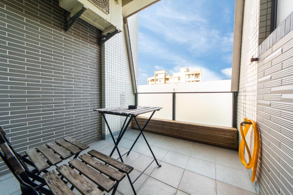 Balkón nebo terasa v ubytování Ting Shuan B B&B