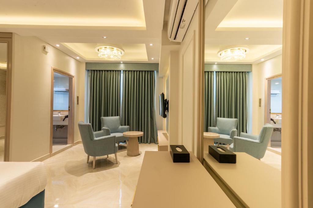 Posezení v ubytování Marine Bay Colombo