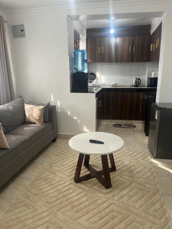 Kuchyň nebo kuchyňský kout v ubytování Royal apartments Eldoret