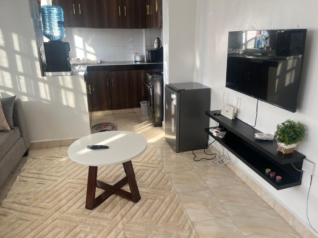Kuchyň nebo kuchyňský kout v ubytování Royal apartments Eldoret
