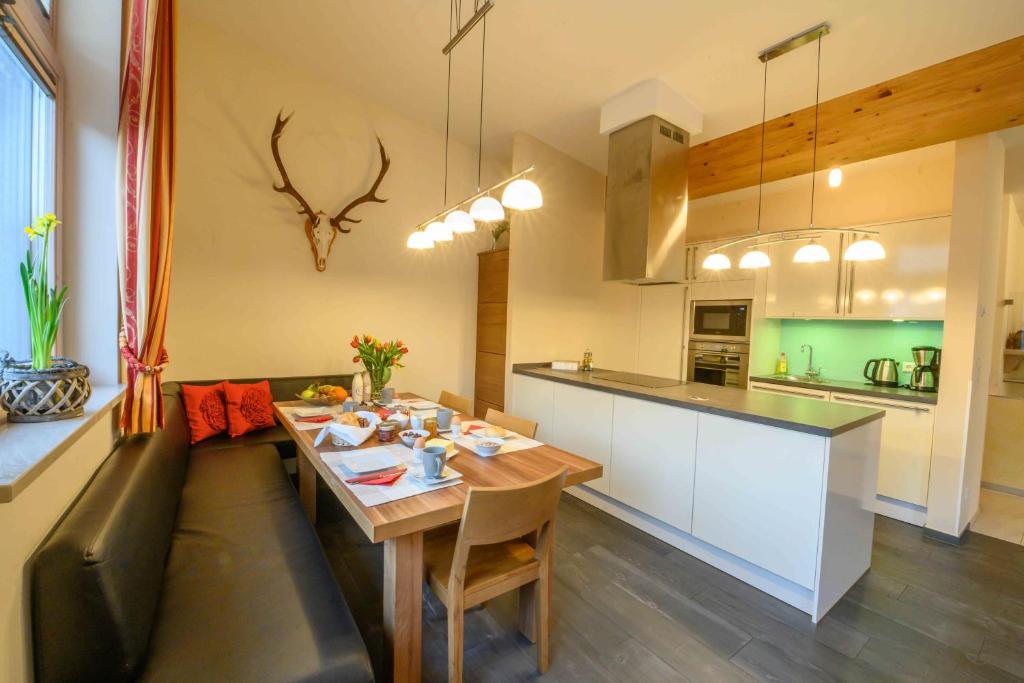 Kuchyňa alebo kuchynka v ubytovaní Appartement Waldhof