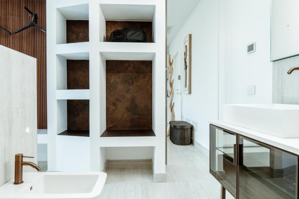Koupelna v ubytování Ram7 Lux Charmant Apartment Gallarate