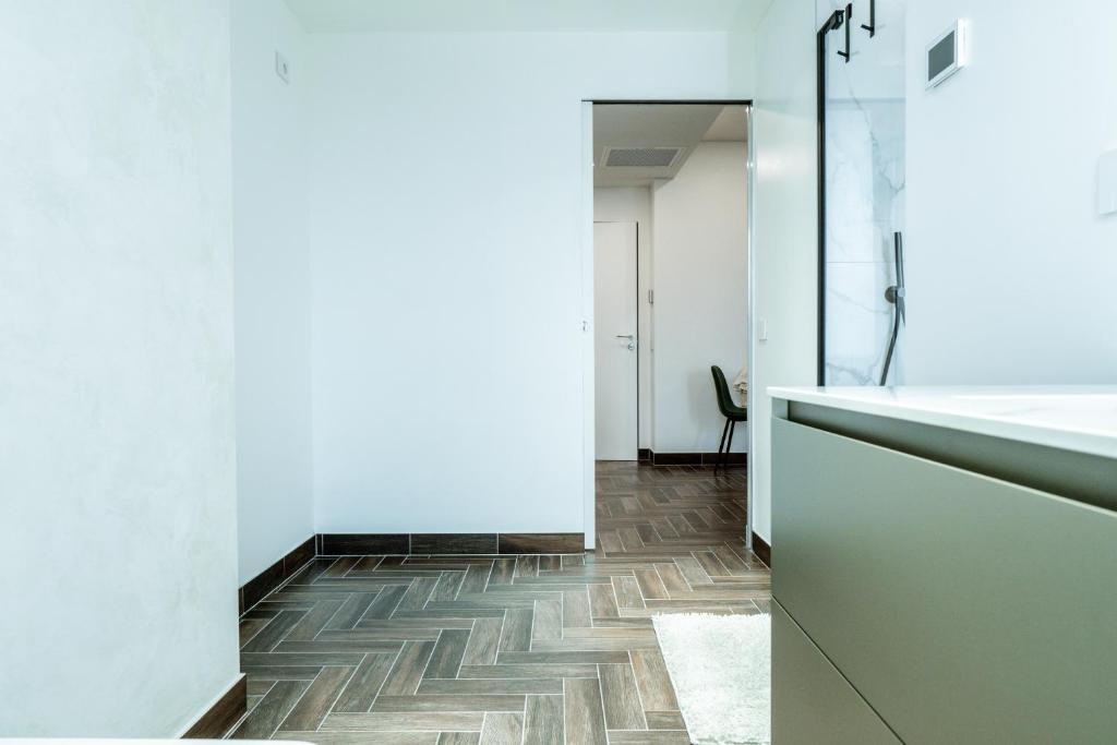 Koupelna v ubytování Ram7 Kōfuku Zen Apartment Gallarate