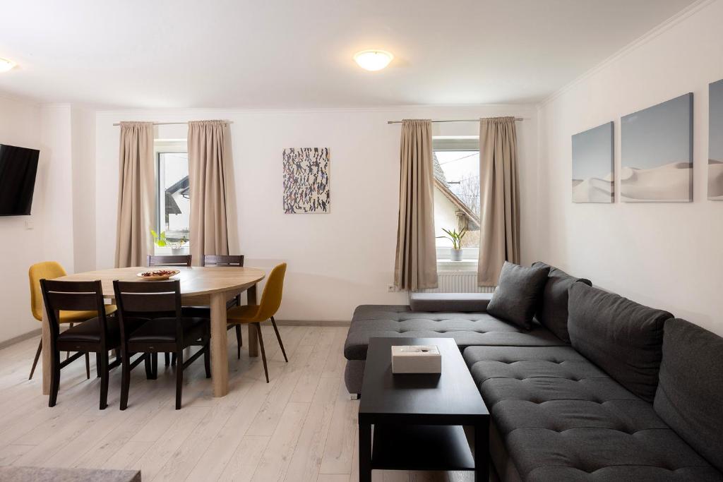 Posezení v ubytování Grom Ribno Apartments