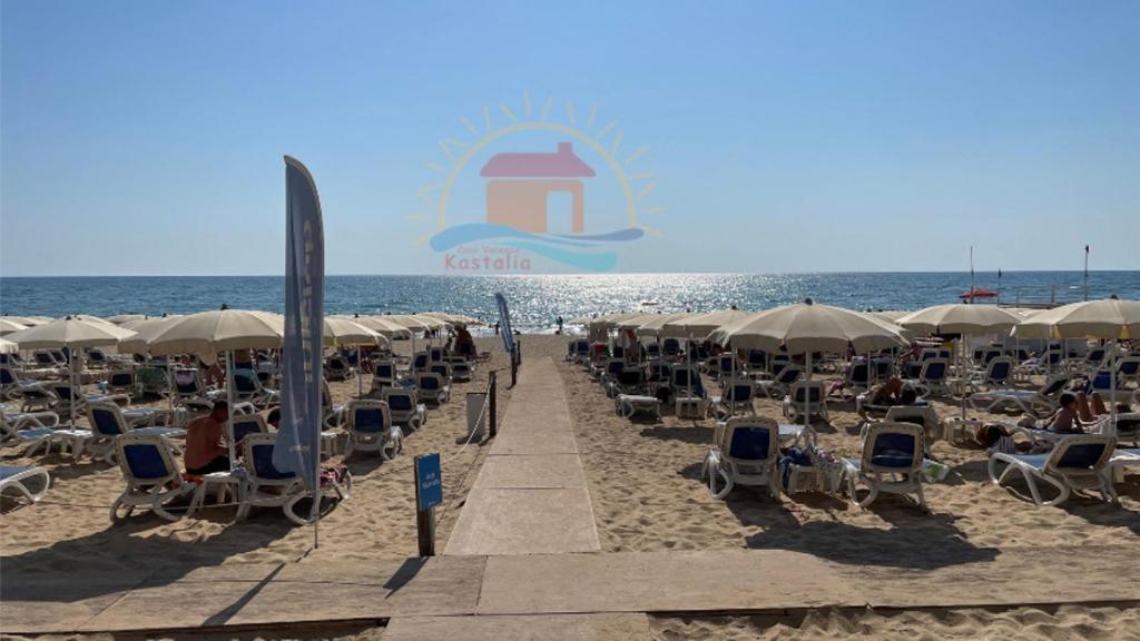 En strand i nærheden af bed and breakfast-stedet