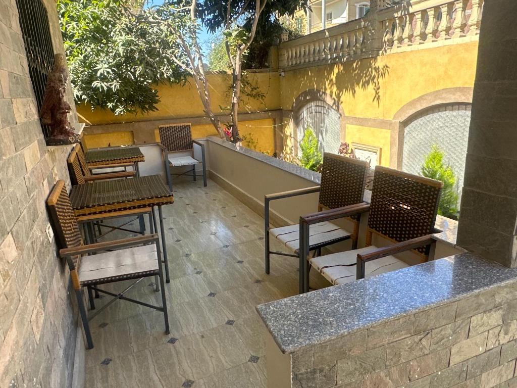 Posezení v ubytování VIP villa Ali