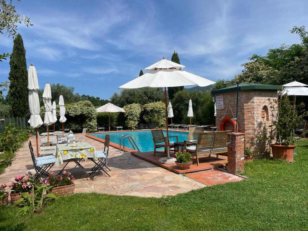 Zahrada ubytování Agriturismo Podere Marchiano