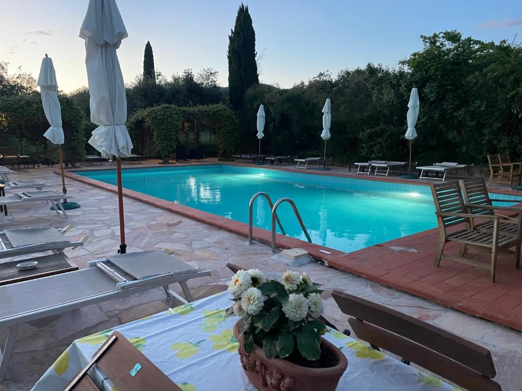 Bazén v ubytování Agriturismo Podere Marchiano nebo v jeho okolí