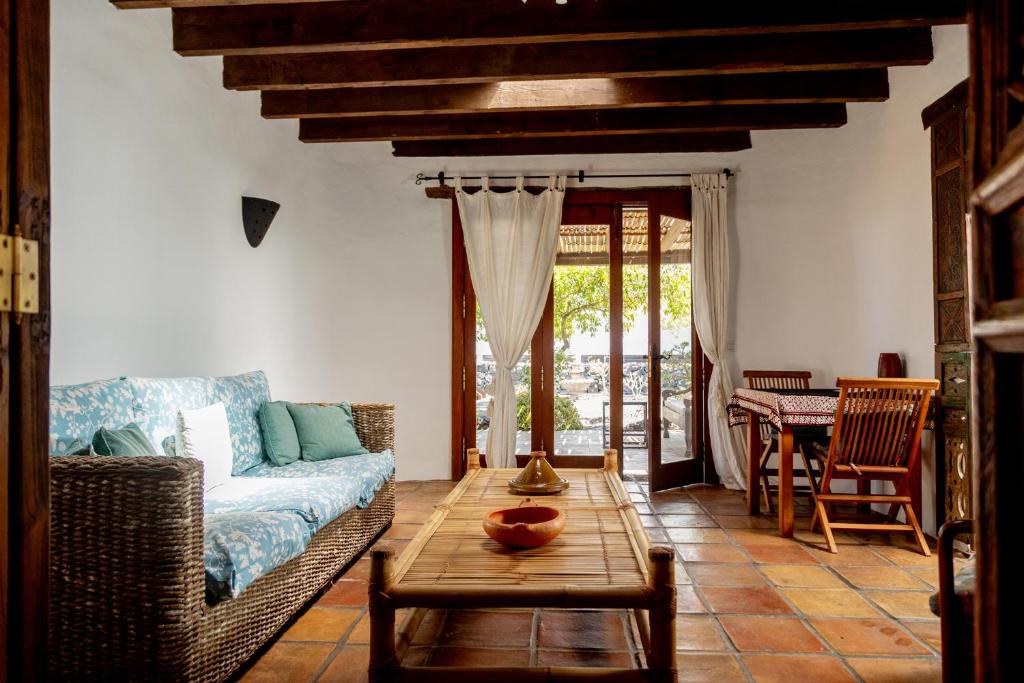 Posezení v ubytování Finca Tomaren
