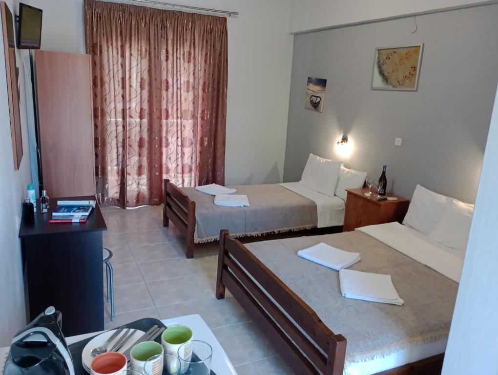 Postel nebo postele na pokoji v ubytování House Georgia