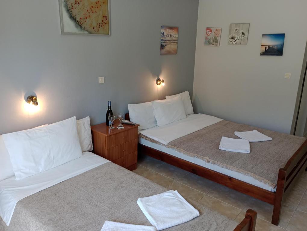Postel nebo postele na pokoji v ubytování House Georgia