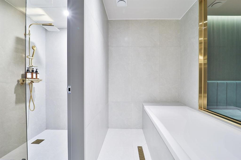 Koupelna v ubytování Hotel Ippda Gumdan