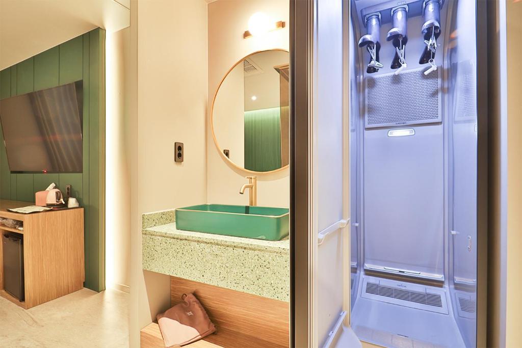 Koupelna v ubytování Hotel Ippda Gumdan