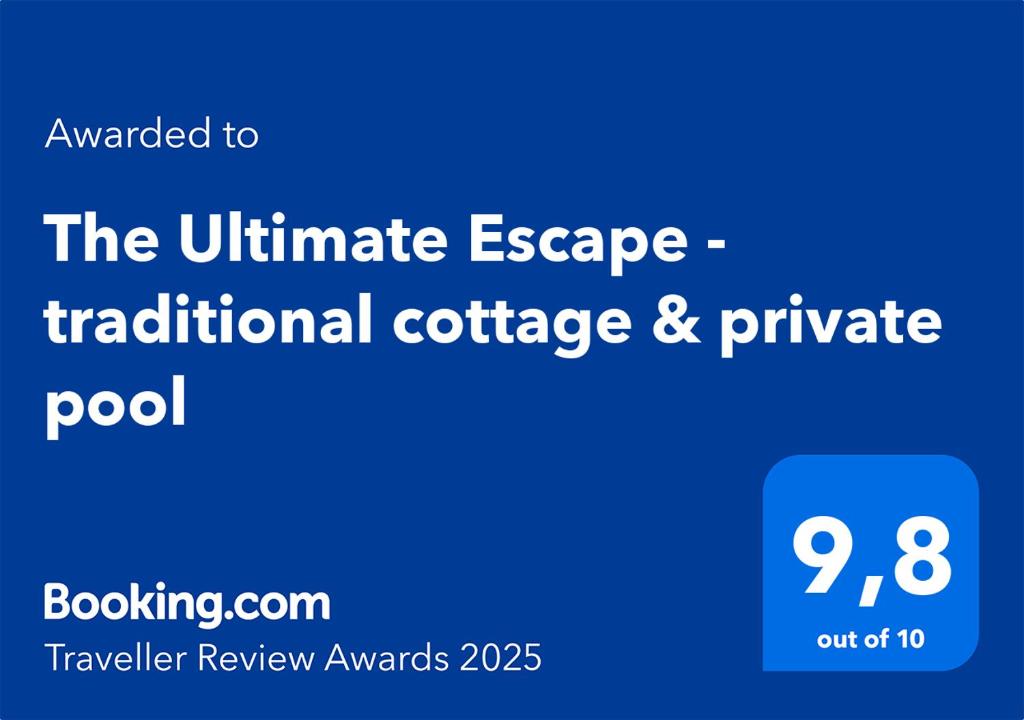 The Ultimate Escape - traditional cottage & private pool