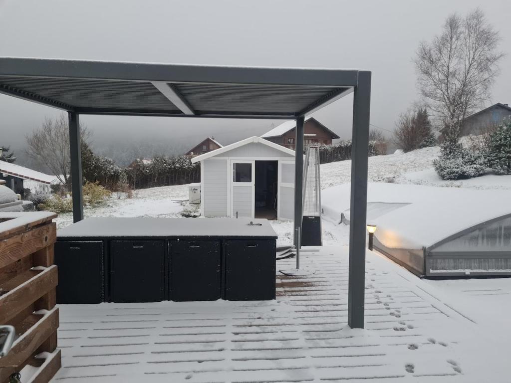 Gîte Le Canaillou v zimě