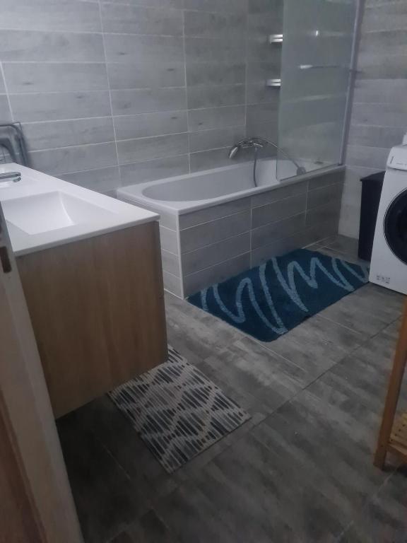 Koupelna v ubytování Gîte Le Canaillou