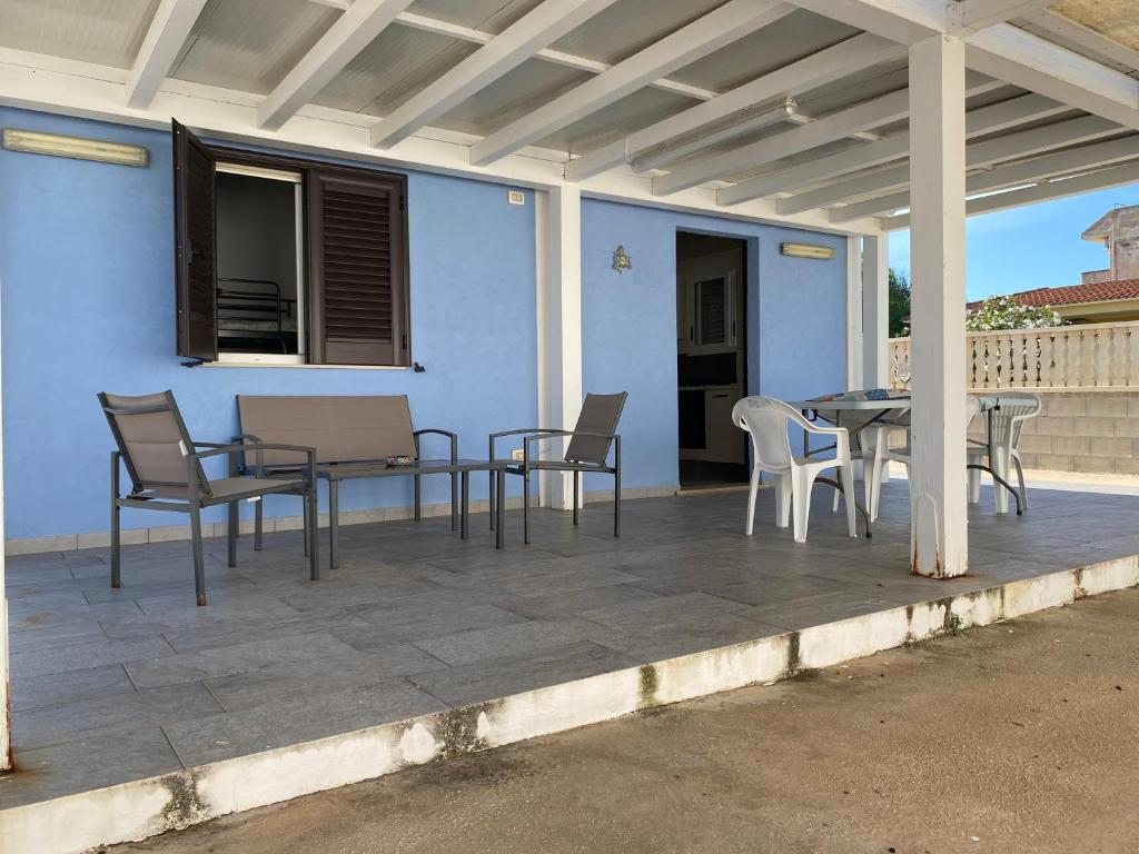 Balkón nebo terasa v ubytování Casa azzurra