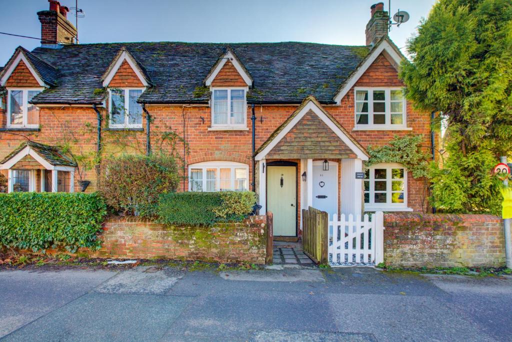 Bygningen som feriehuset ligger i