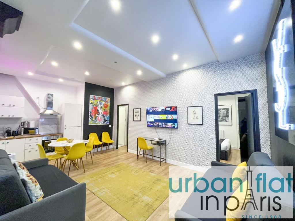 Część wypoczynkowa w obiekcie 156 - Urban YSL Flat in Montorgueil