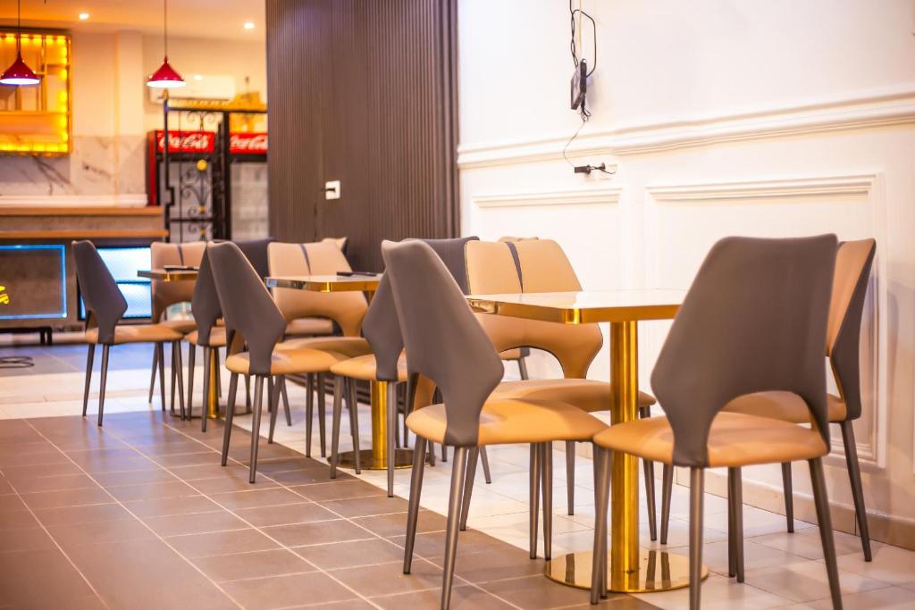 Posezení v ubytování flamboyant hôtel