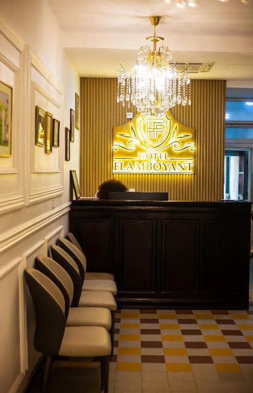 Posezení v ubytování flamboyant hôtel