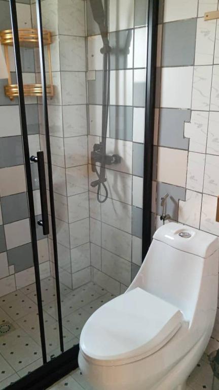 Koupelna v ubytování flamboyant hôtel